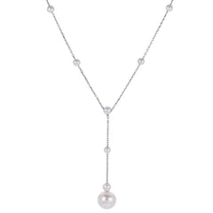 Parkplace Pearls 14KT White Gold Freshwater Pearl Necklace 961187/FWWHAA