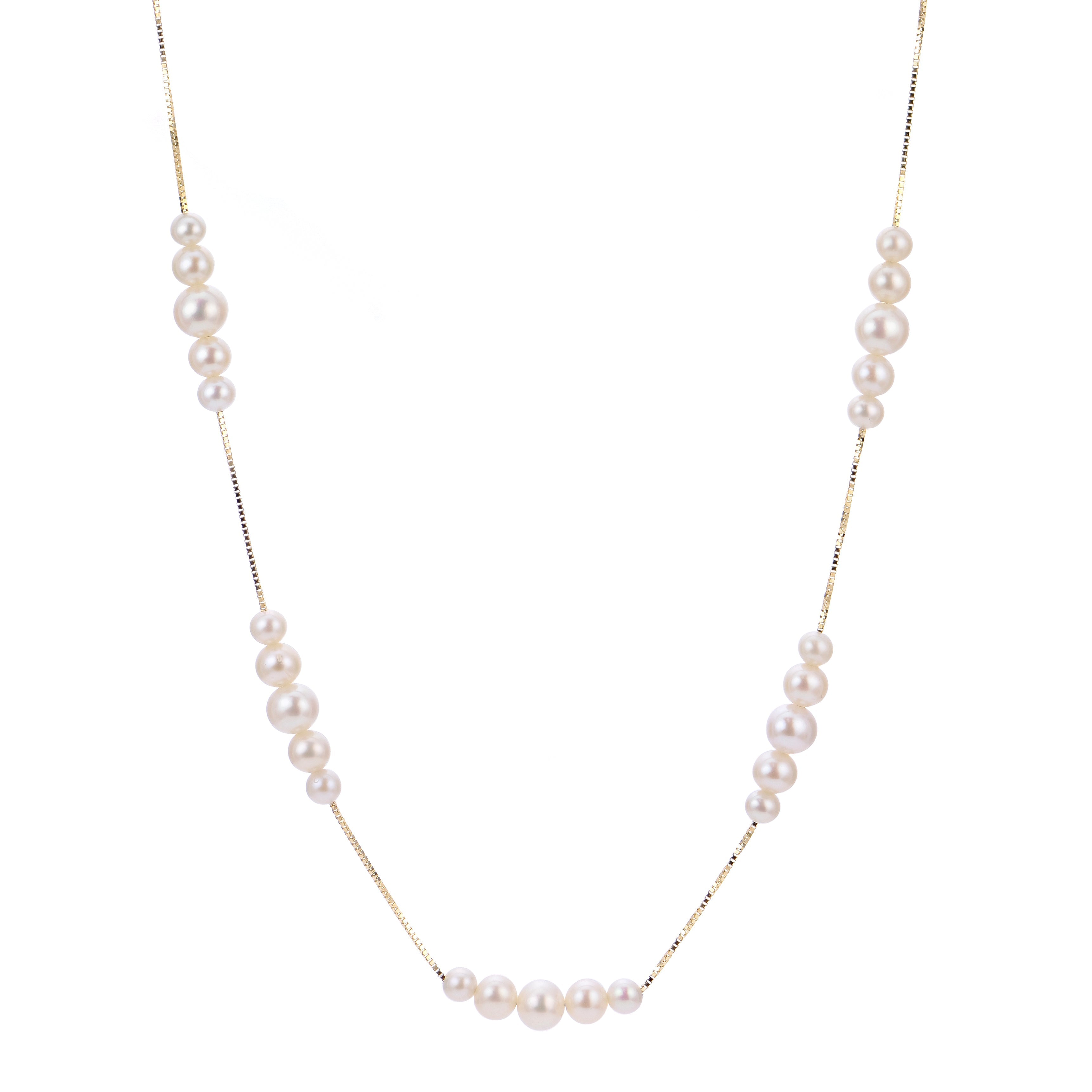 Parkplace Pearls 14KT Yellow Gold Freshwater Pearl Necklace 961248/AA16