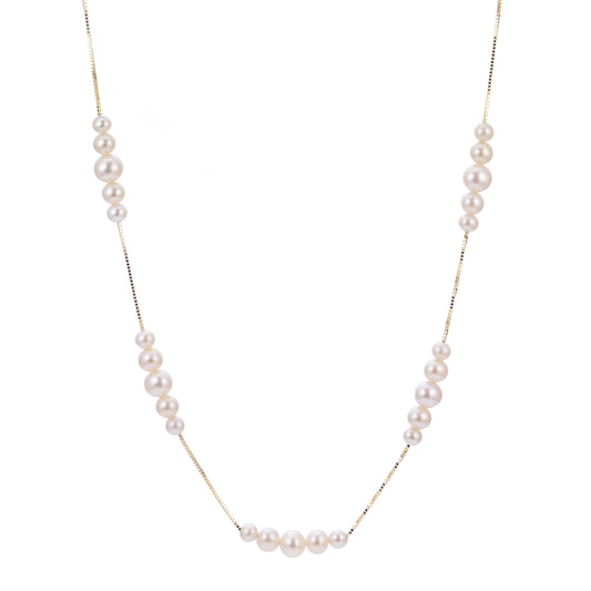 Parkplace Pearls 14KT Yellow Gold Freshwater Pearl Necklace 961248/AA16