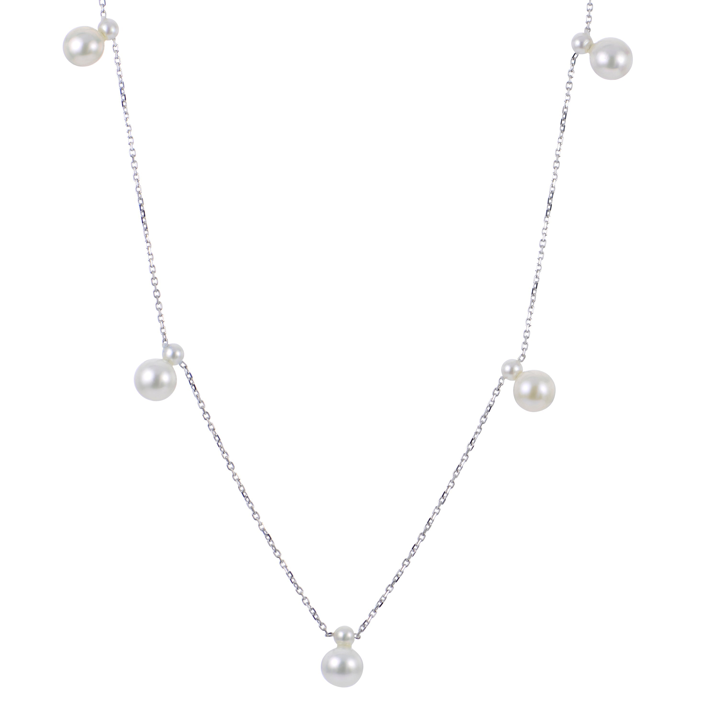 Parkplace Pearls 14KT White Gold Freshwater Pearl Necklace 961349/FWWHAA