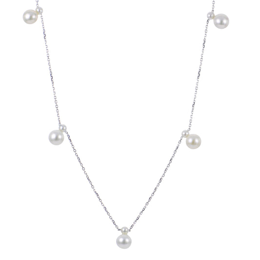 Parkplace Pearls 14KT White Gold Freshwater Pearl Necklace 961349/FWWHAA