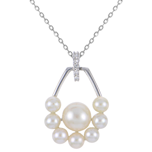 Parkplace Pearls 14KT White Gold Freshwater Pearl Necklace 961921/FWWHAA