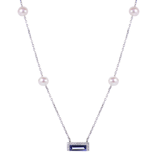 Parkplace Pearls 14KT White Gold Freshwater Pearl Necklace 962076/FWWH-AA