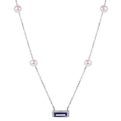 Parkplace Pearls 14KT White Gold Freshwater Pearl Necklace 962076/FWWH-AA