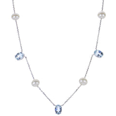 Parkplace Pearls 14KT White Gold Freshwater Pearl Necklace 962150/FWWHAA