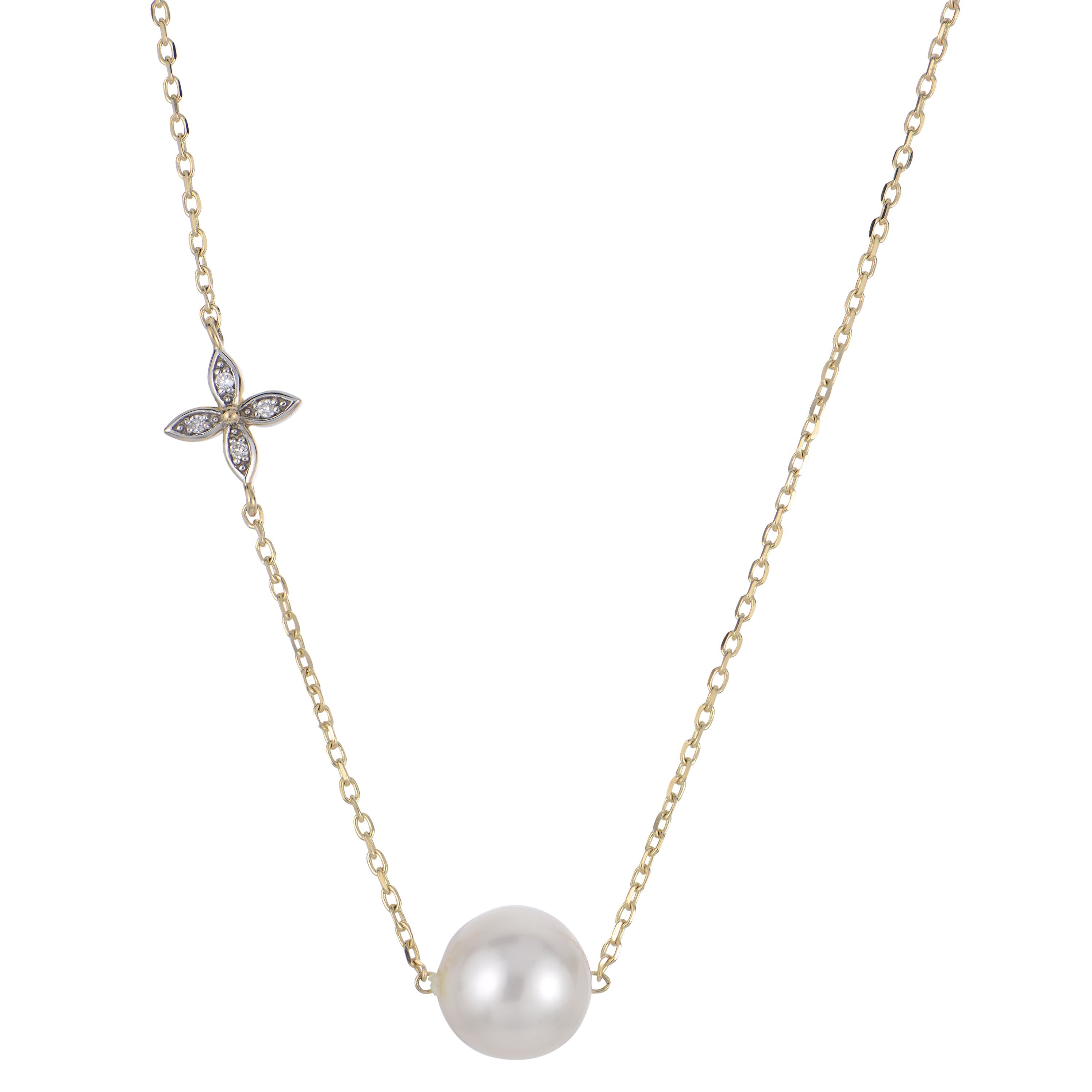 Parkplace Pearls 14KT Yellow Gold Freshwater Pearl Necklace 962219/FWAA
