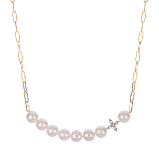 Parkplace Pearls 14KT Yellow Gold Freshwater Pearl Necklace 962221/FWAA