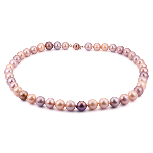 Parkplace Pearls 14KT Rose Gold Freshwater Pearl Necklace 962406/RG-MULTI18