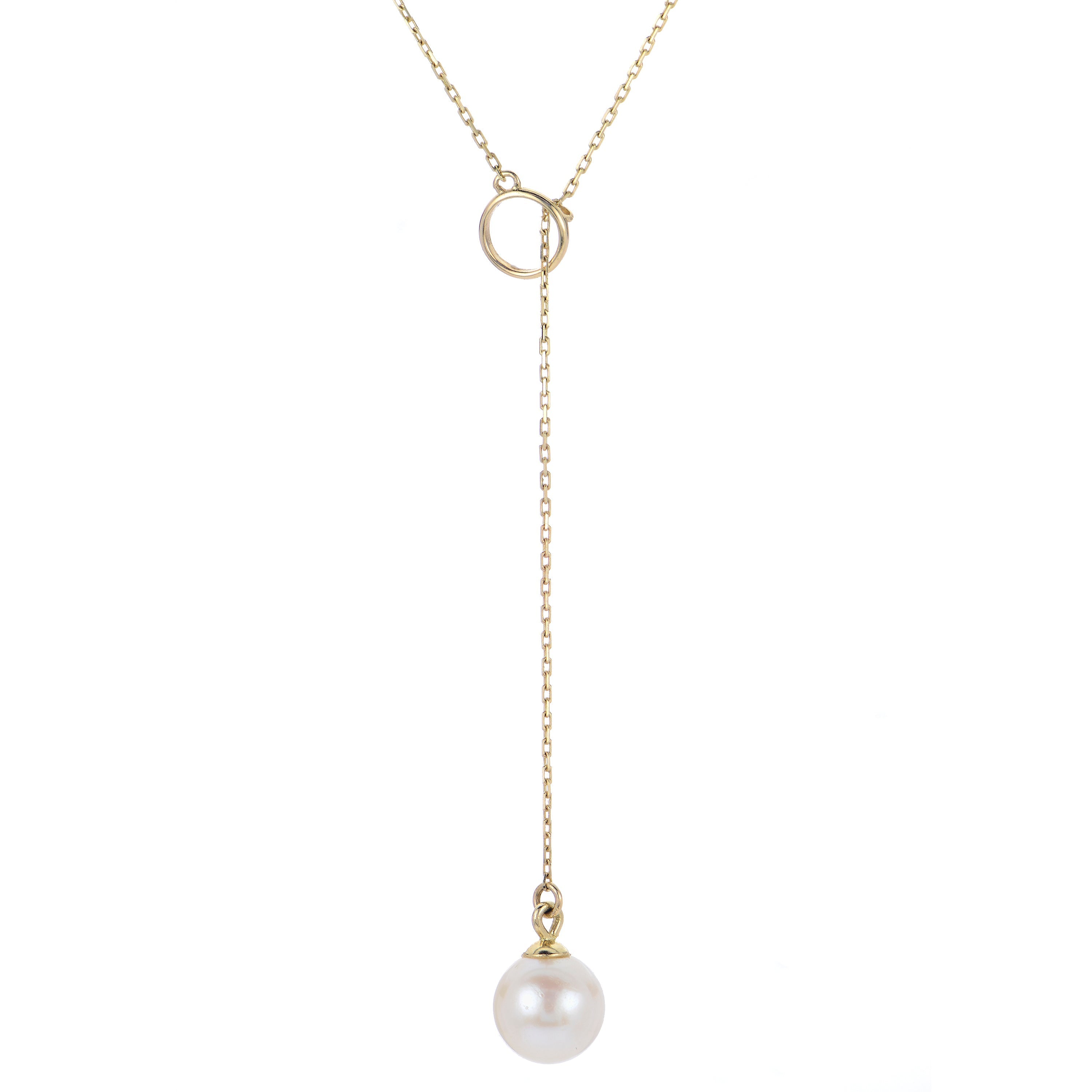 Parkplace Pearls 14KT Yellow Gold Freshwater Pearl Necklace 962593/FWAA