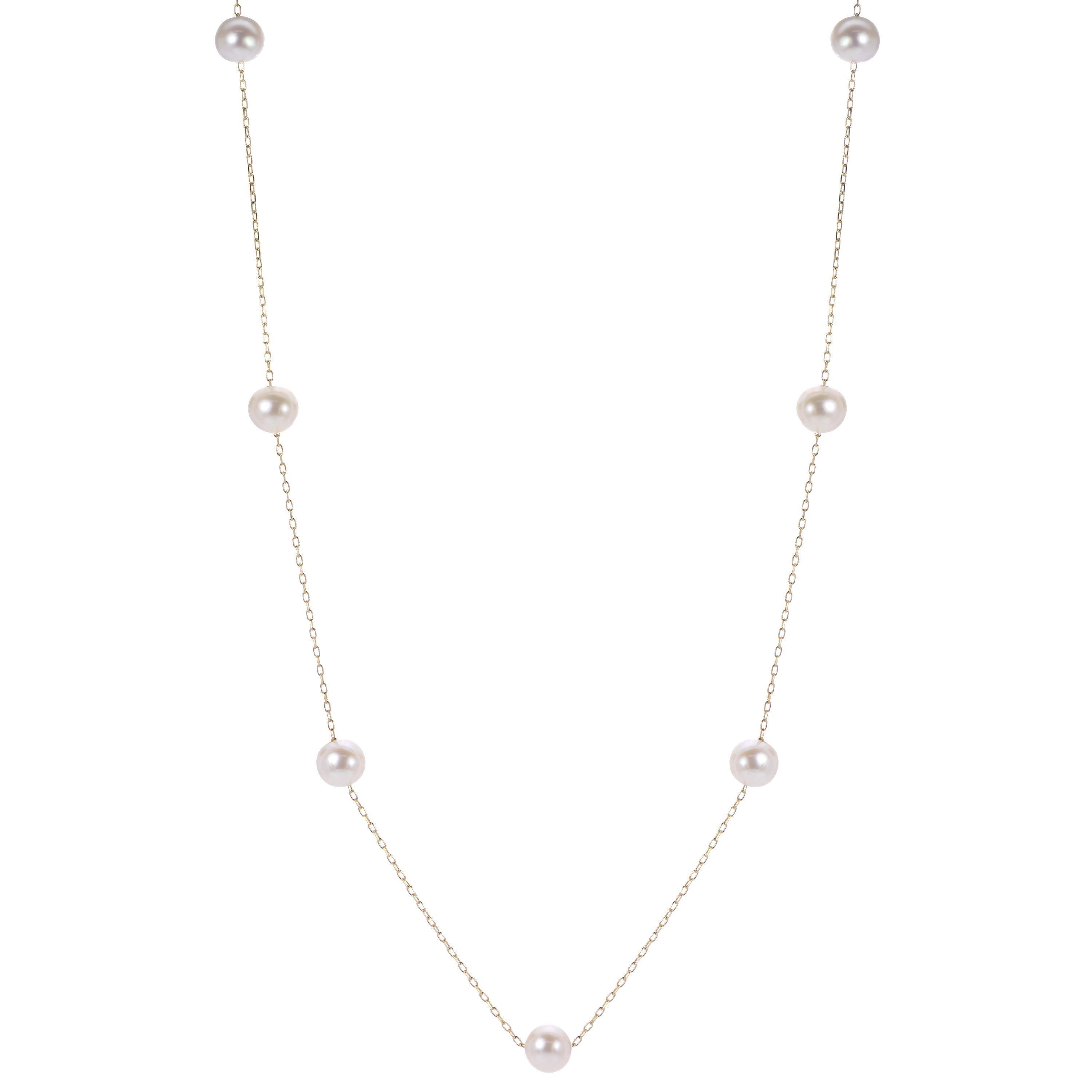 Parkplace Pearls 14KT Yellow Gold Freshwater Pearl Necklace 962760/FWAA