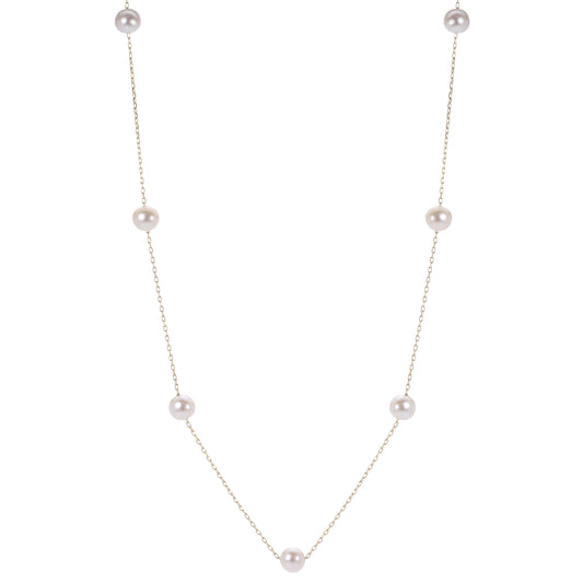 Parkplace Pearls 14KT Yellow Gold Freshwater Pearl Necklace 962760/FWAA