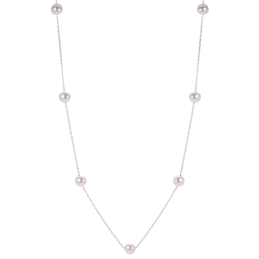 Parkplace Pearls 14KT White Gold Freshwater Pearl Necklace 962760/FWWH-AA