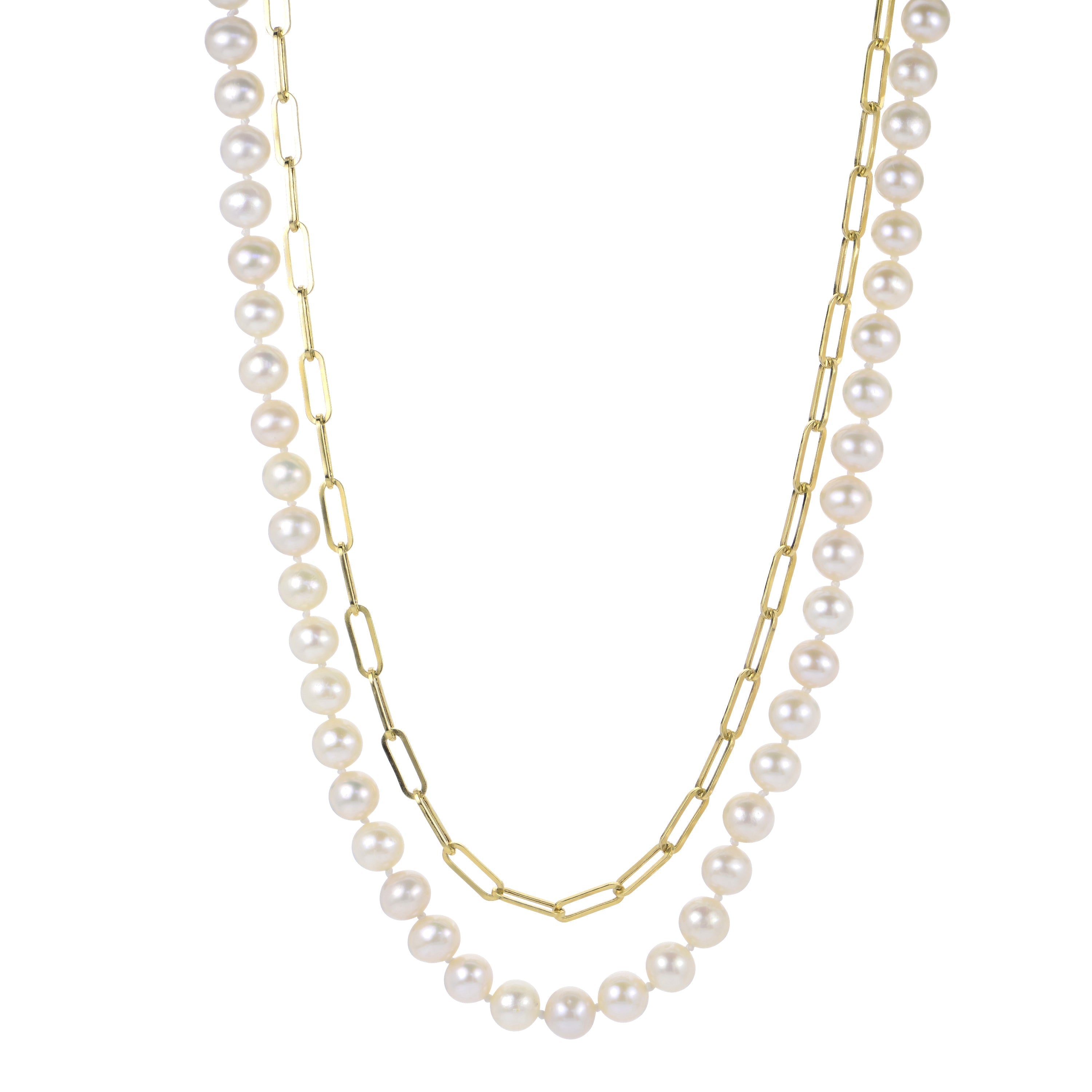 Parkplace Pearls 14KT Yellow Gold Freshwater Pearl Necklace 962795/FW