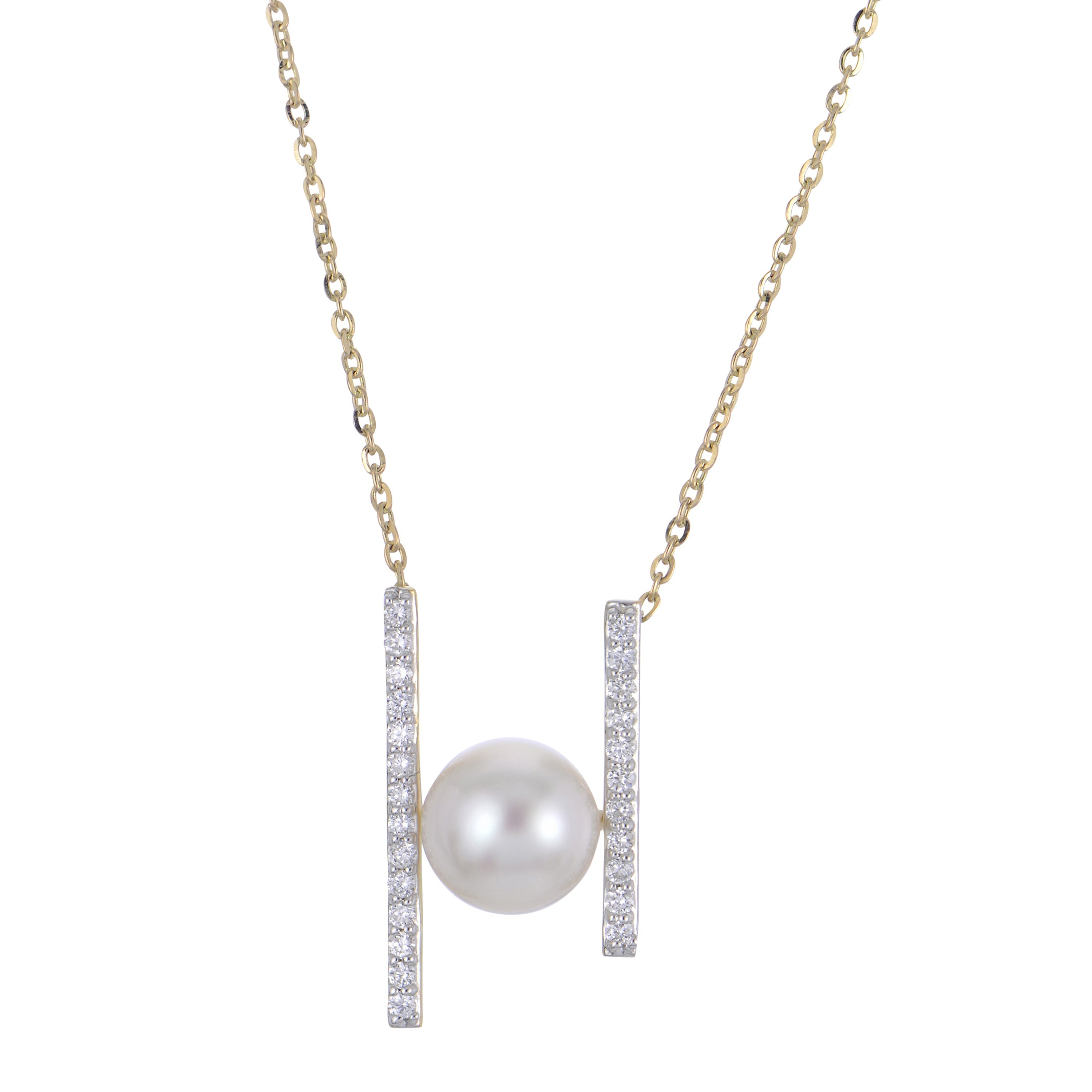 Parkplace Pearls 14KT Yellow Gold Akoya Pearl Necklace 962916/A