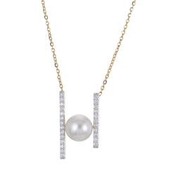 Parkplace Pearls 14KT Yellow Gold Akoya Pearl Necklace 962916/A