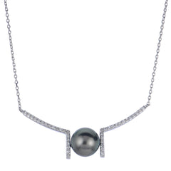 Parkplace Pearls 14KT White Gold Tahitian Pearl Necklace 962921/BWH