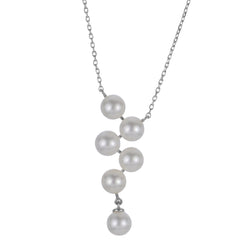 Parkplace Pearls 14KT White Gold Freshwater Pearl Necklace 962963/FWWH-AA