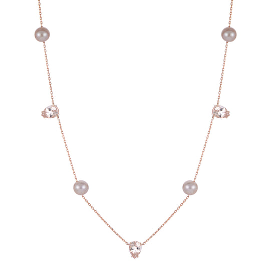 Parkplace Pearls 14KT Rose Gold Freshwater Pearl Necklace 962975/RG-NQAA