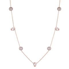 Parkplace Pearls 14KT Rose Gold Freshwater Pearl Necklace 962975/RG-NQAA