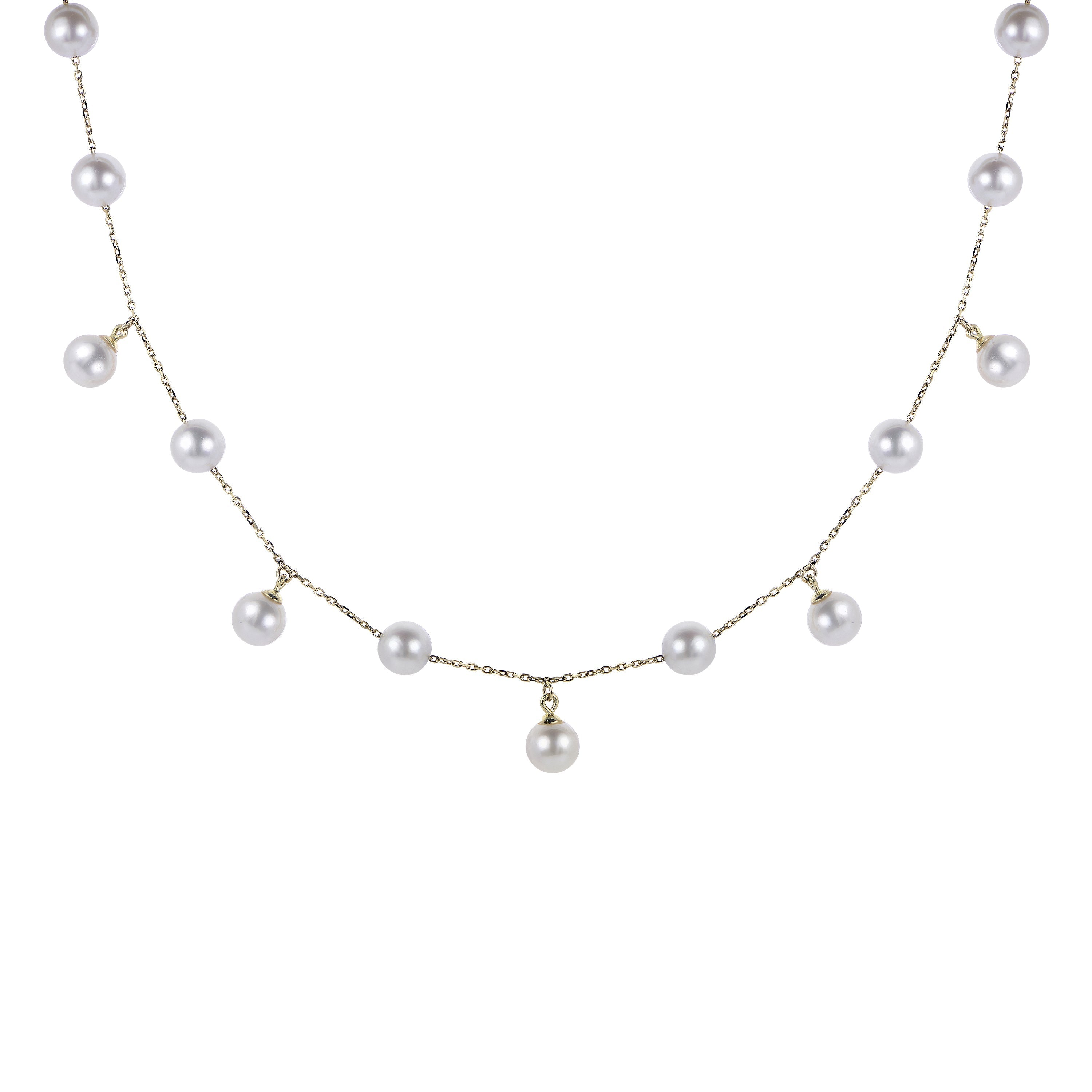 Parkplace Pearls 14KT Yellow Gold Freshwater Pearl Necklace 962991/FWAA