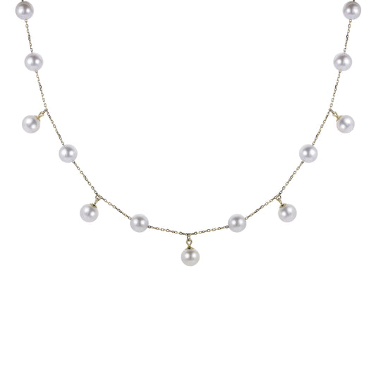 Parkplace Pearls 14KT Yellow Gold Freshwater Pearl Necklace 962991/FWAA