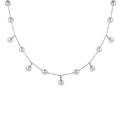 Parkplace Pearls 14KT White Gold Freshwater Pearl Necklace 962991/FWWHAA