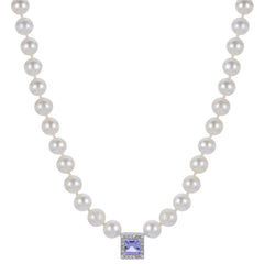Parkplace Pearls 14KT White Gold Freshwater Pearl Necklace 962995/FWWH