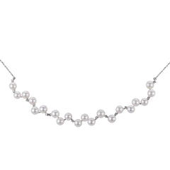 Parkplace Pearls 14KT White Gold Freshwater Pearl Necklace 963036/FWWH-AA