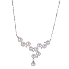 Parkplace Pearls 14KT White Gold Freshwater Pearl Necklace 963395/FWWH-AA