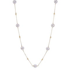 Parkplace Pearls 14KT Yellow Gold Akoya Pearl Necklace 963501/A