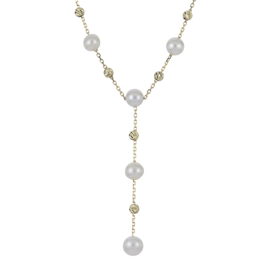Parkplace Pearls 14KT Yellow Gold Freshwater Pearl Necklace 964669/FW