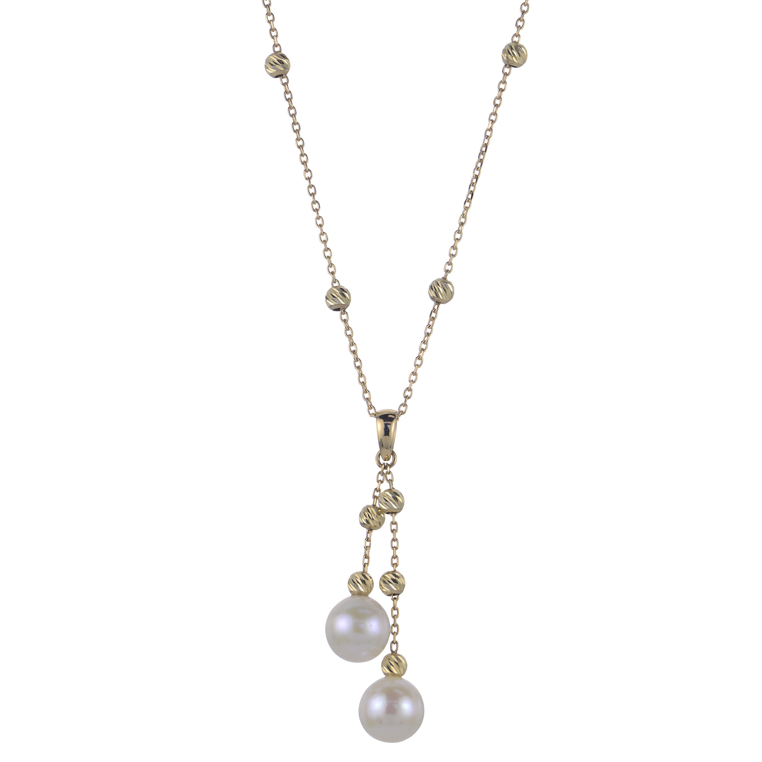Parkplace Pearls 14KT Yellow Gold Freshwater Pearl Necklace 964677/FW