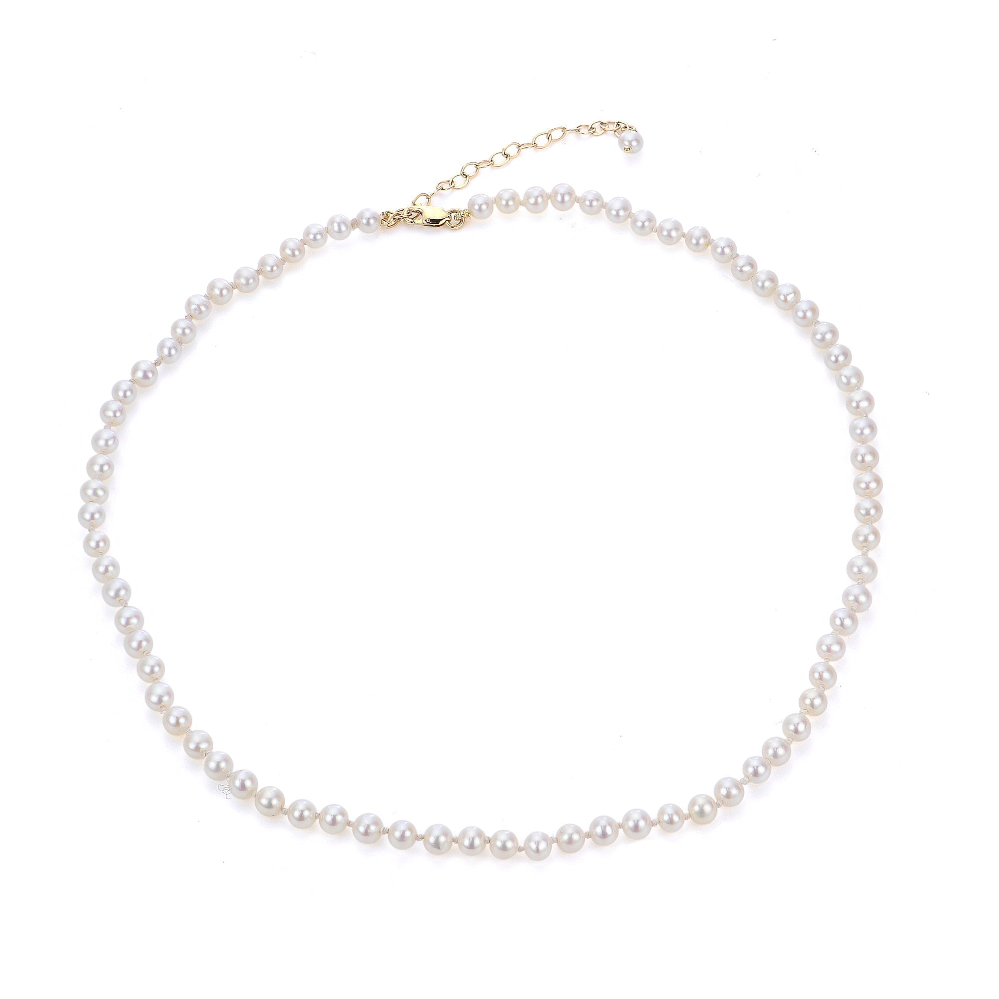 Parkplace Pearls Children's 14KT Yellow Gold Freshwater Pearl Necklace 965031/FWAA