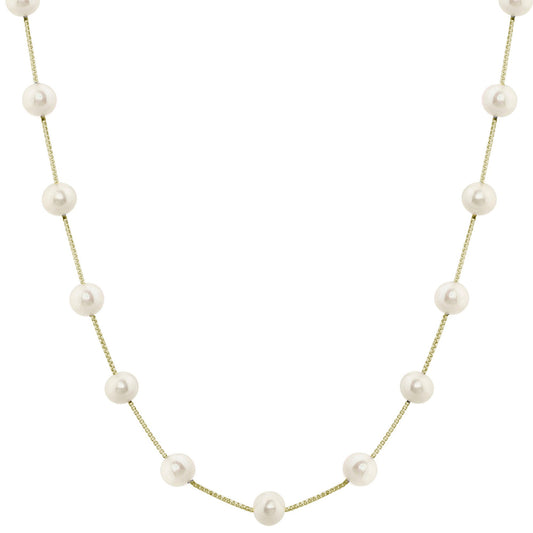 Parkplace Pearls 14KT Yellow Gold Freshwater Pearl Necklace 965257