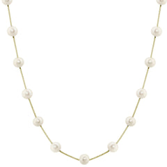 Parkplace Pearls 14KT Yellow Gold Freshwater Pearl Necklace 965257