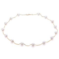 Parkplace Pearls 14KT Yellow Gold Freshwater Pearl Necklace 965258