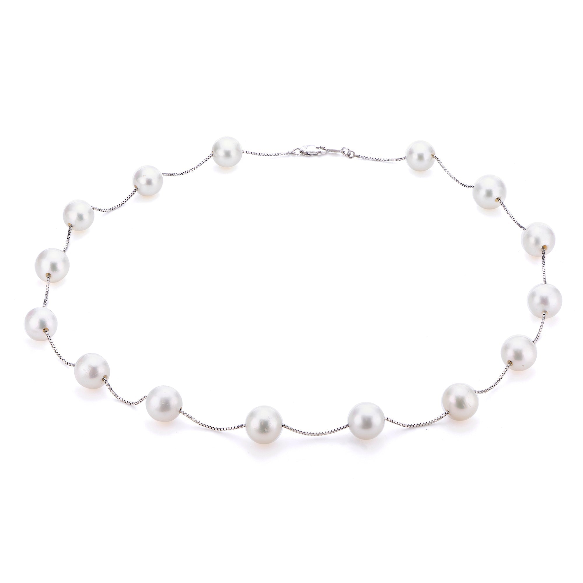 Parkplace Pearls 14KT White Gold Freshwater Pearl Necklace 965285/WH