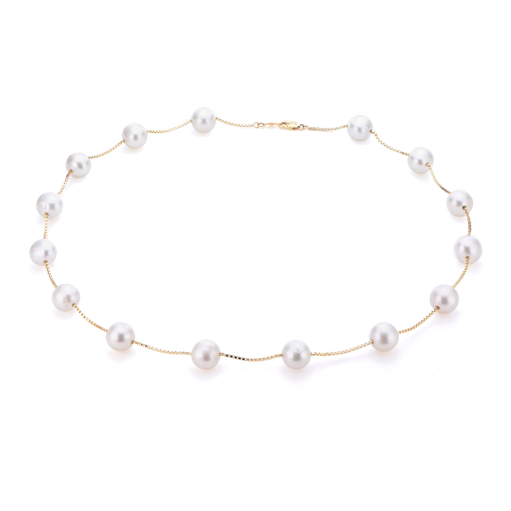 Parkplace Pearls 14KT Yellow Gold Freshwater Pearl Necklace 965285