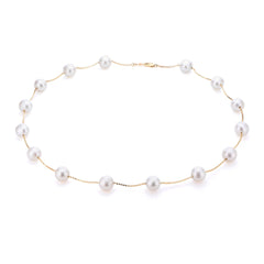 Parkplace Pearls 14KT Yellow Gold Freshwater Pearl Necklace 965285
