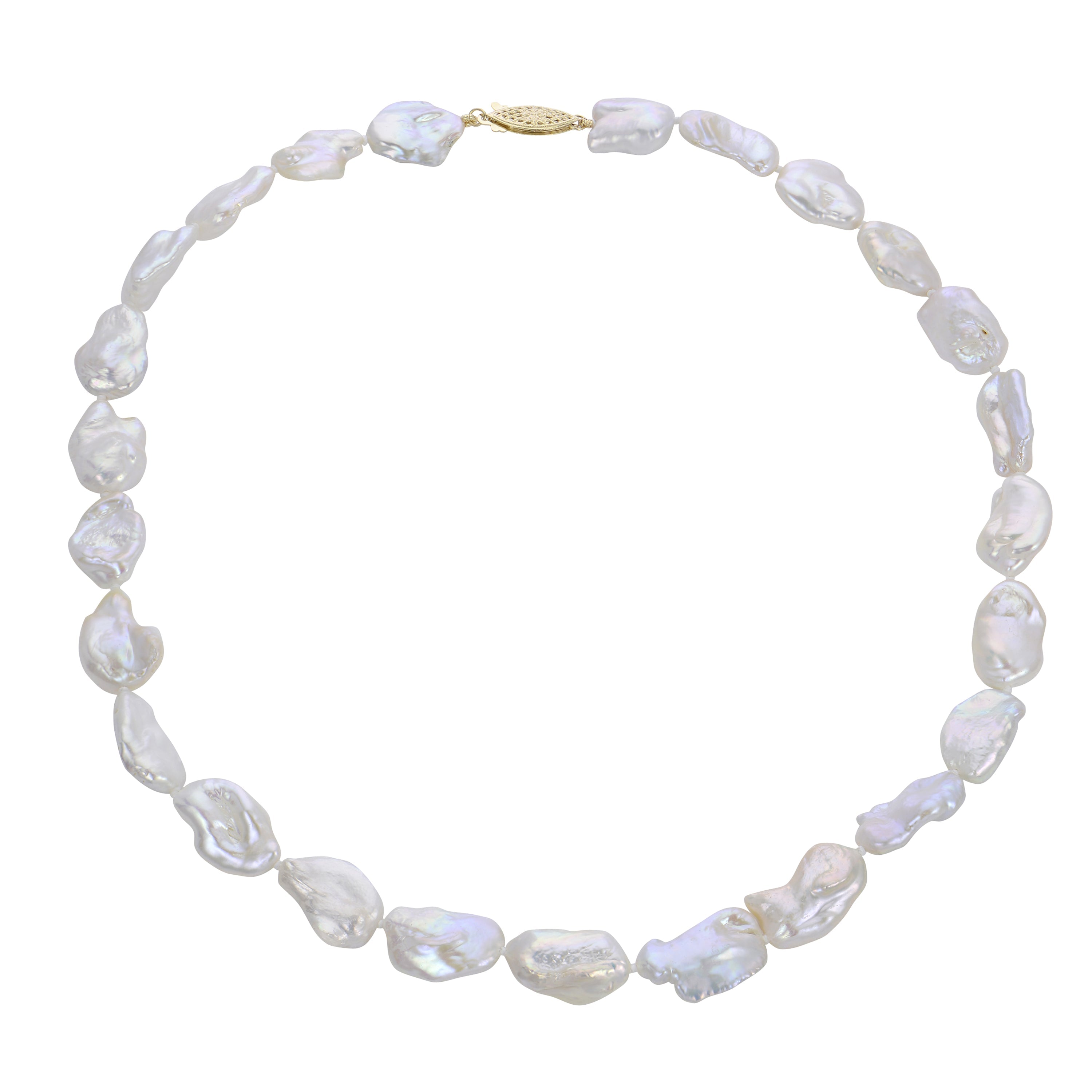 Parkplace Pearls 14KT Yellow Gold Freshwater Keshi Pearl Necklace 965329/FW17