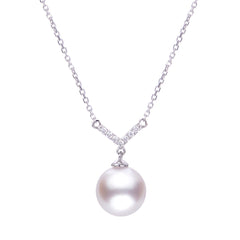 Parkplace Pearls 14KT White Gold Akoya Pearl Necklace 966095/HL