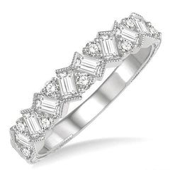 Parkplace Jewelers Scatter Zig-Zag Baguette Diamond Fashion Band 360B3PPFHWG
