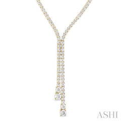 ASHI Diamond Lariat Y Necklace 966W6PPFGNKYG-6.50