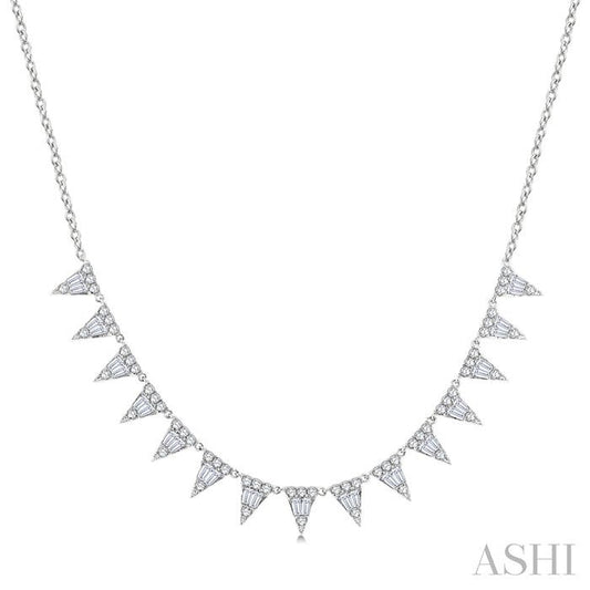 ASHI Diamond Layered Necklace 966Z1PPFGNKWG-1.50