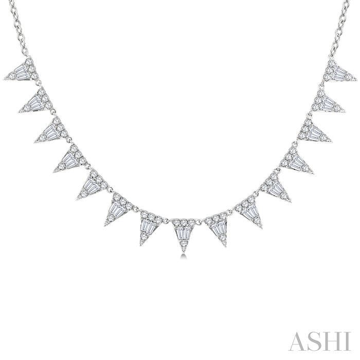 ASHI Diamond Layered Necklace 966Z1PPFGNKWG-1.50