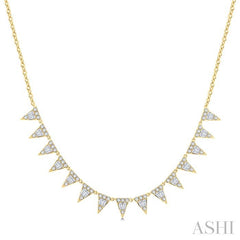 ASHI Diamond Layered Necklace 966Z1PPFGNKYG-1.50