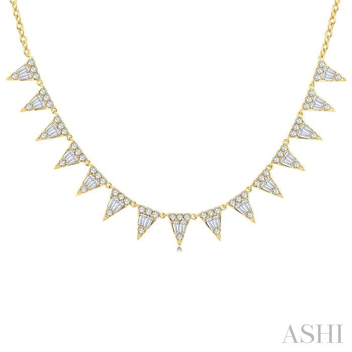 ASHI Diamond Layered Necklace 966Z1PPFGNKYG-1.50