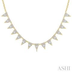 ASHI Diamond Layered Necklace 966Z1PPFGNKYG-1.50