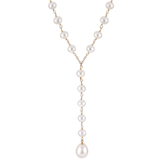 Parkplace Pearls 14KT Yellow Gold Freshwater Pearl Necklace 968182/FW