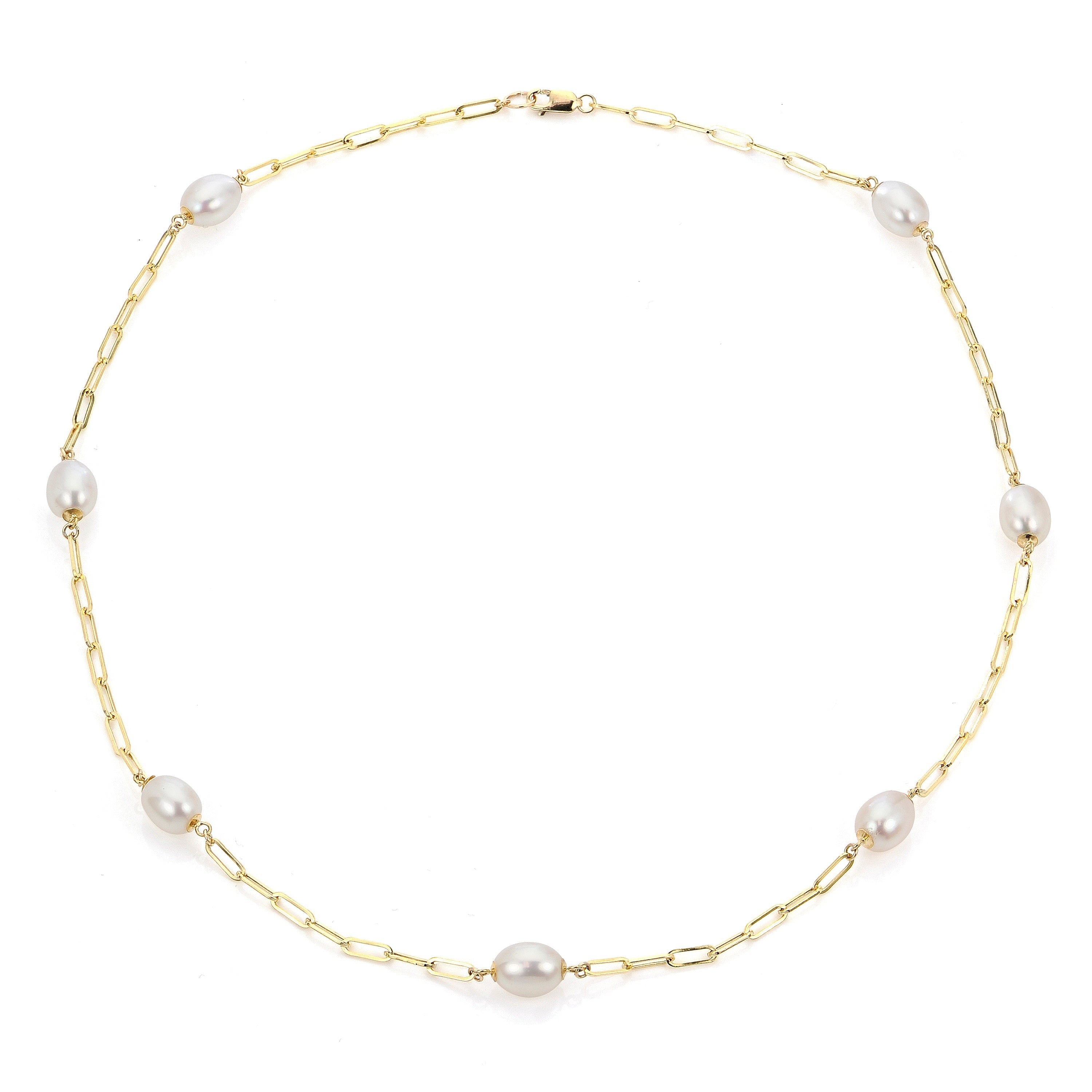 Parkplace Pearls 14KT Yellow Gold Freshwater Necklace 968201/FW